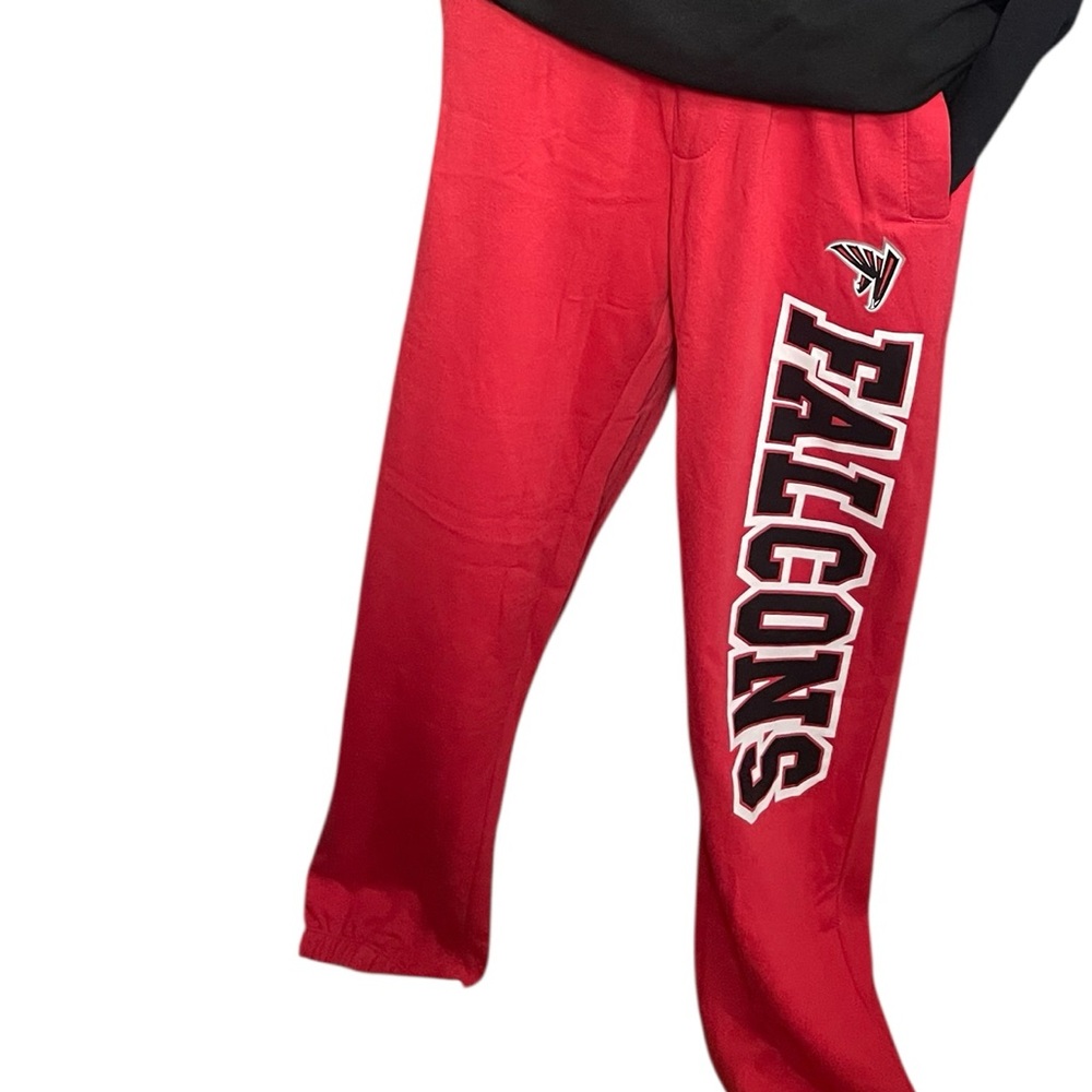 Atlanta Falcons Mens Black and Red Pants